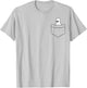 Silkie Chicken In A Pocket Cute Pocket Silkie Chicken T-Shirt - T-Shirt | Ash