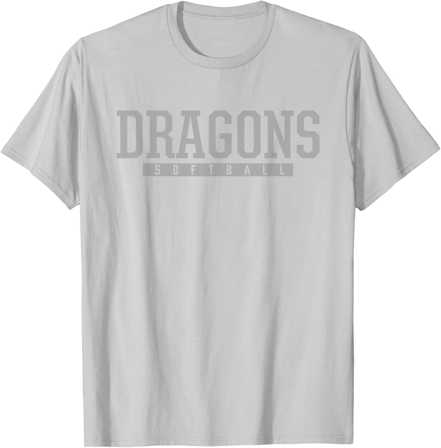 West Davidson Dragons Softball HS T-Shirt - T-Shirt | Ash