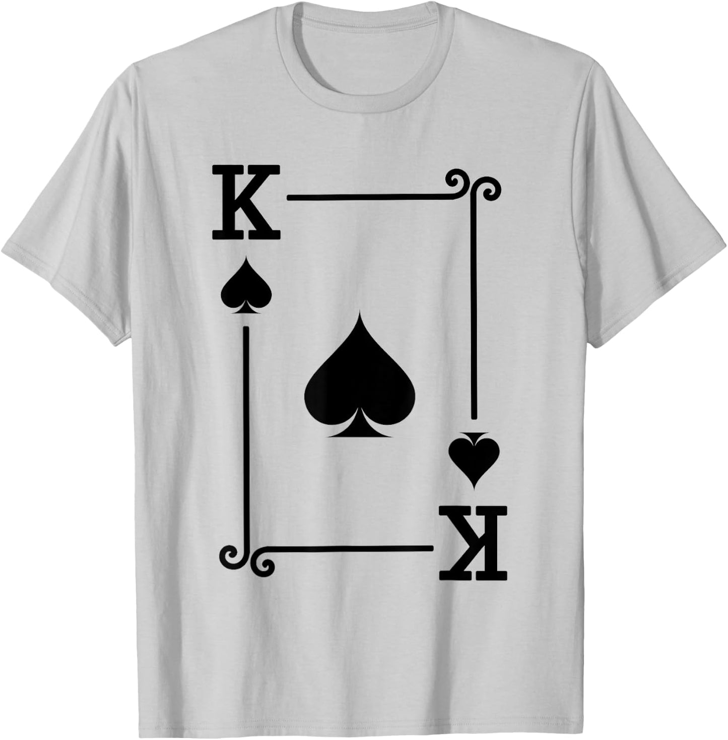 King Spades Card Costume - Playing Cards - King Spades T-Shirt - T-Shirt | Ash