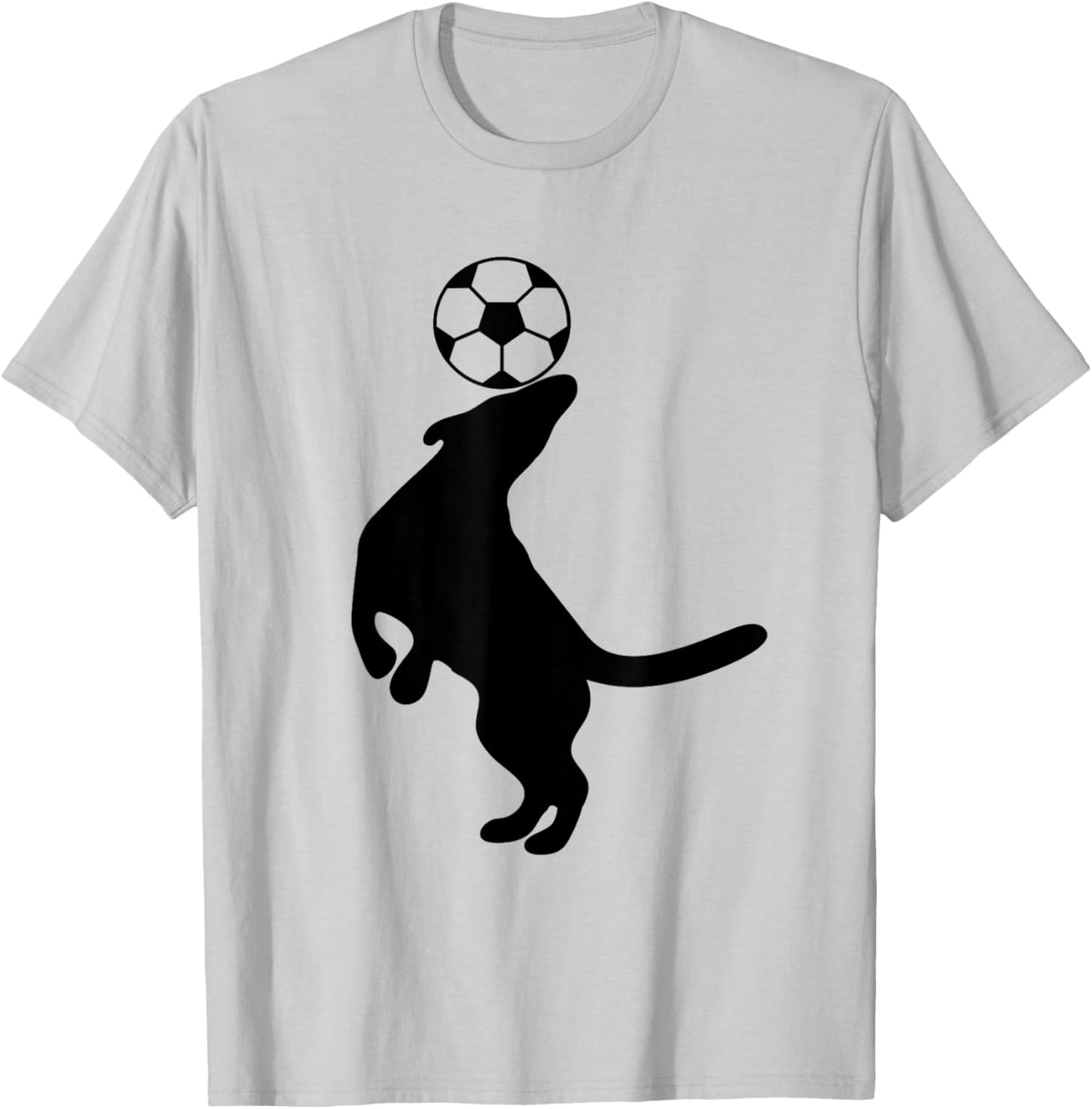 Dog Playing Outdoor Sports Soccer Champ Women T-Shirt - T-Shirt | Ash