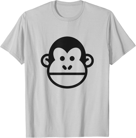 Chimp Chimpanzee T-Shirt - T-Shirt | Ash