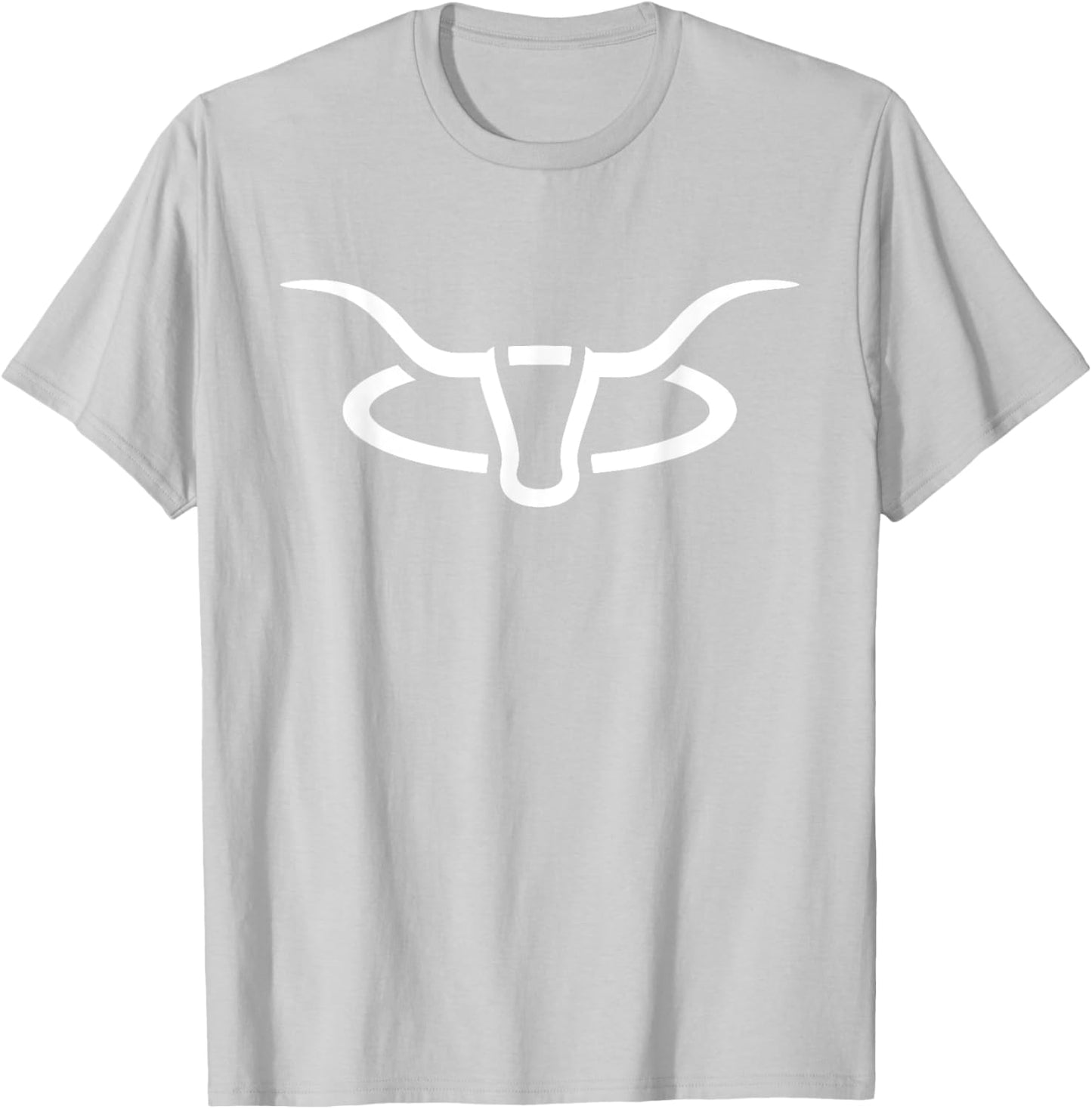 CCR Original Fort Worth Longhorn Rodeo Orange White Logo T-Shirt - T-Shirt | Ash