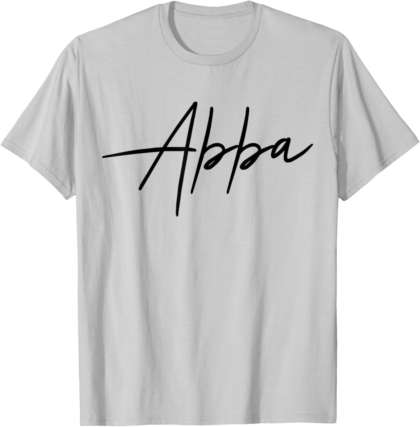 Abba Name Women Men Kids Abba Birthday Shirt Gift Abba Name T-Shirt - T-Shirt | Ash