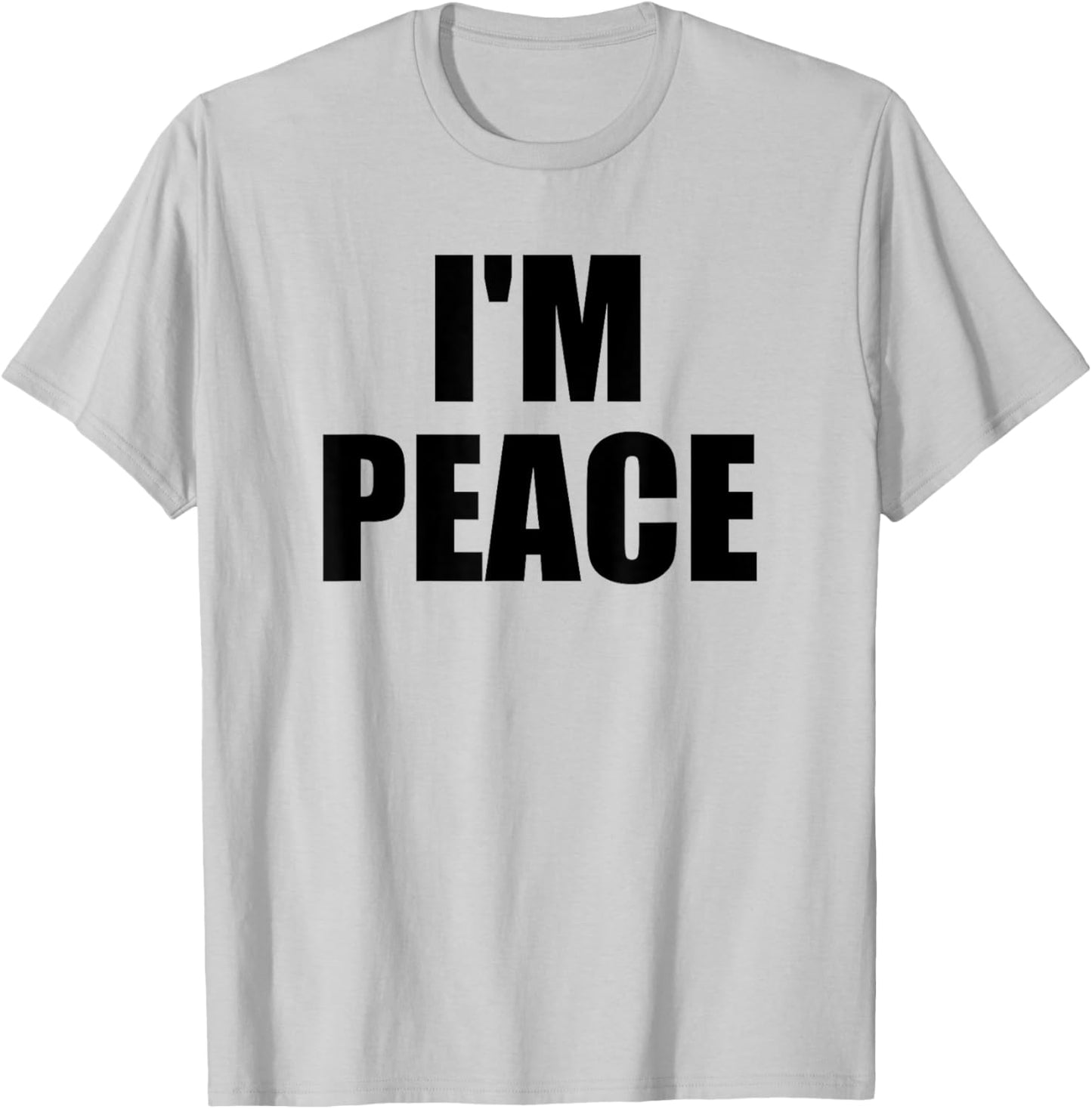 I COME IN PEACE - I'M PEACE Couples T-Shirt - T-Shirt | Ash