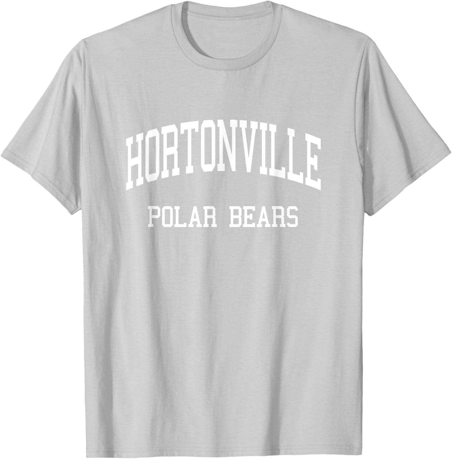 Hortonville High School HS Hortonville WI Retro Sports T-Shirt - T-Shirt | Ash
