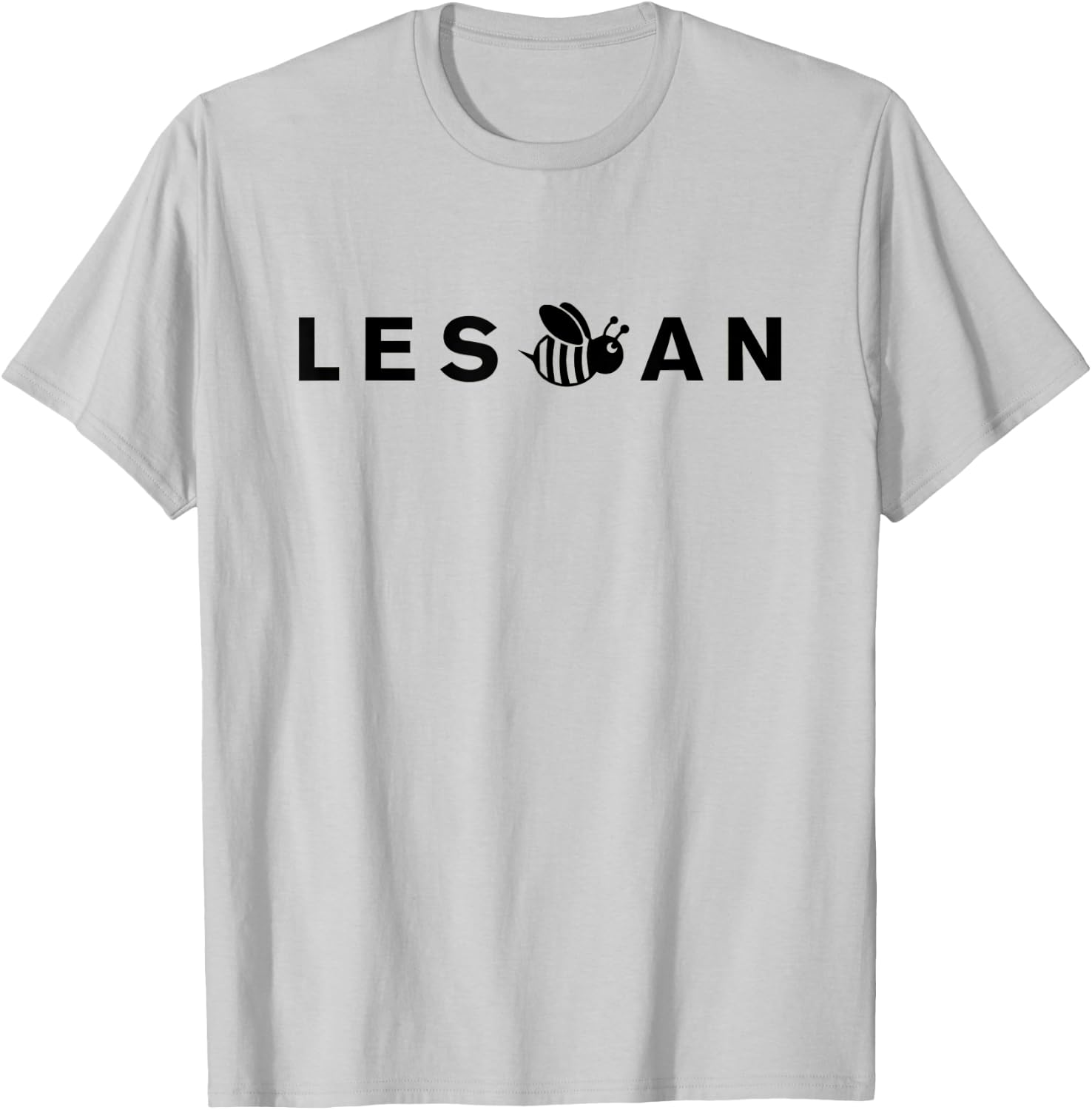Les Bee An - Funny Lesbian Pride Bee Joke Pun T-Shirt - T-Shirt | Ash