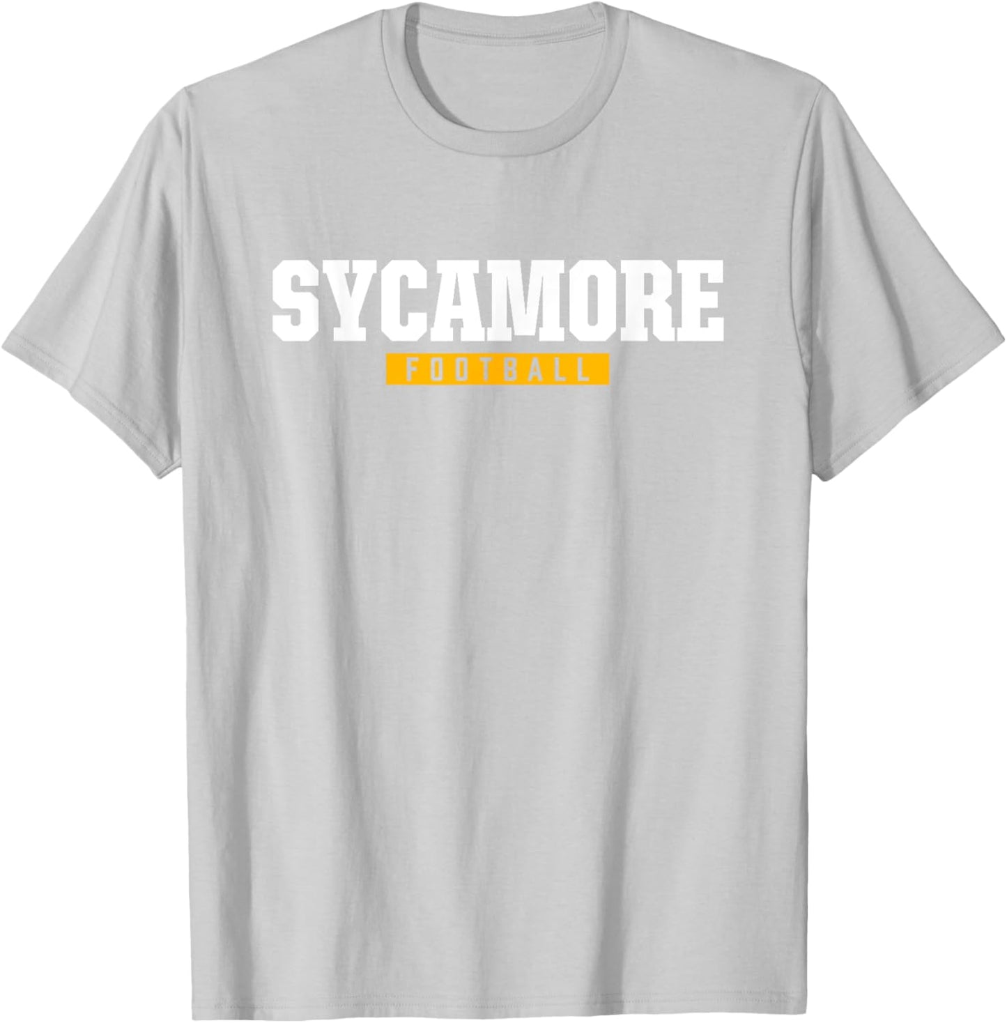 Sycamore High School Football HS T-Shirt - T-Shirt | Ash