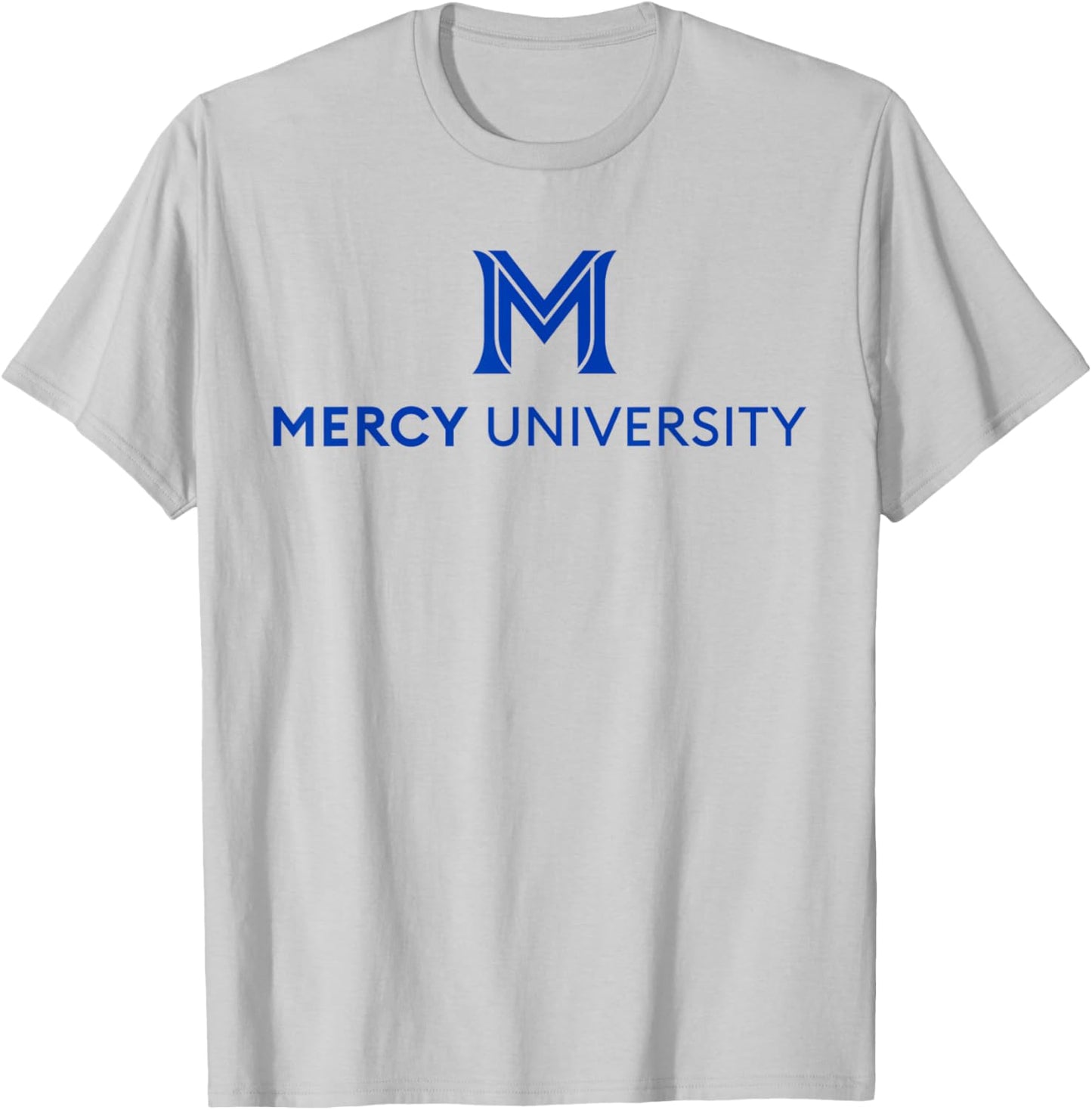 Mercy University Mavericks M Logo T-Shirt - T-Shirt | Ash