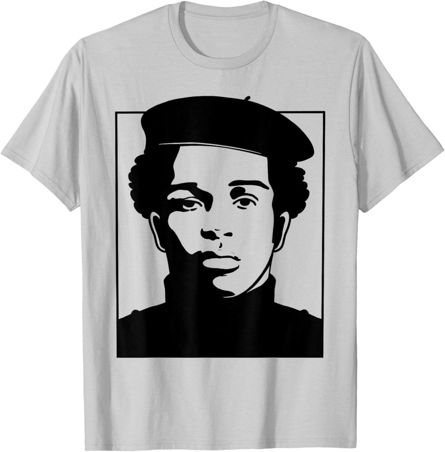 Black History Panther Party Logo 1966 Afro T-Shirt - T-Shirt | Ash