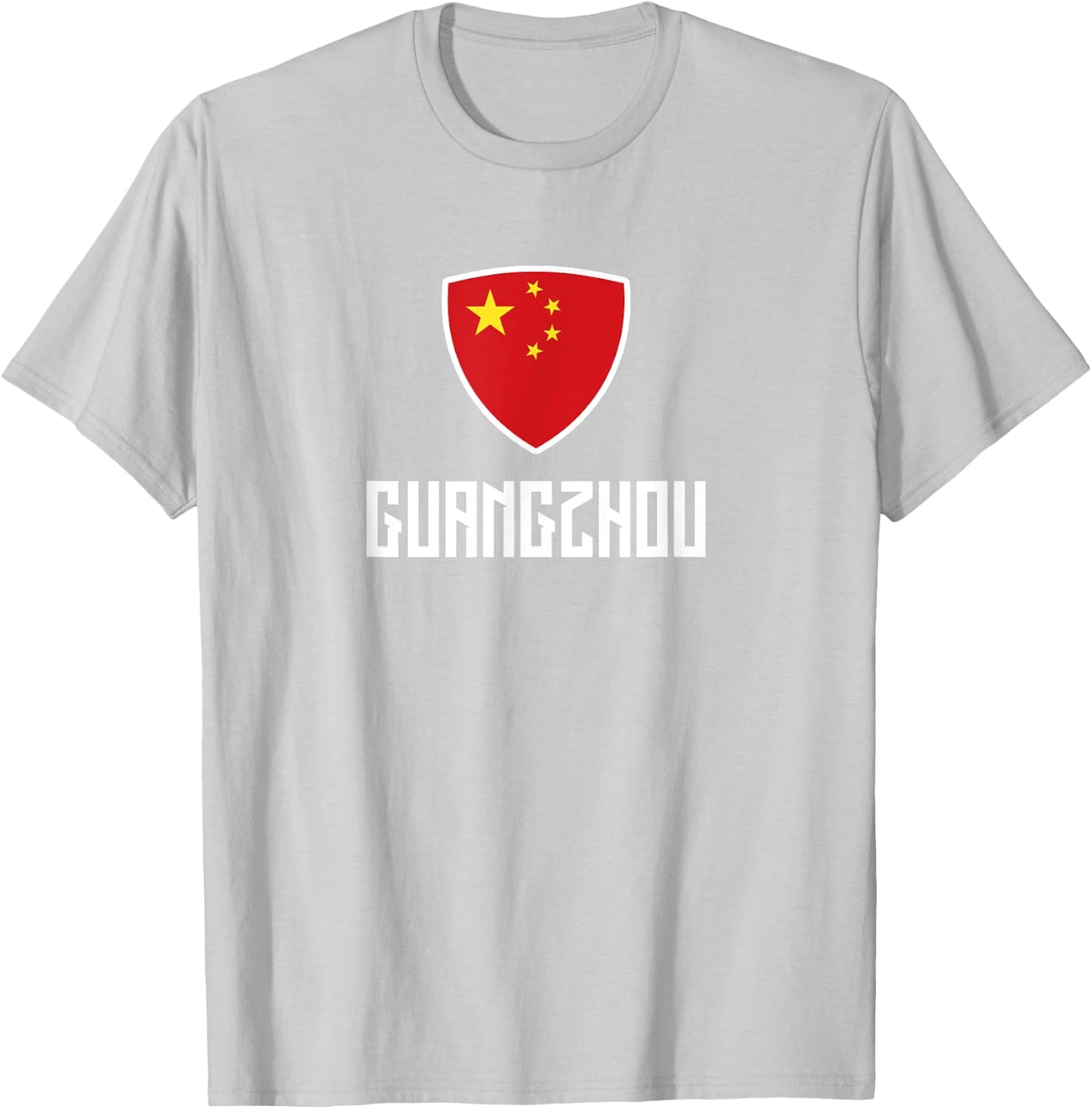 Guangzhou Chinese Flag Roots Heritage China T-Shirt - T-Shirt | Ash
