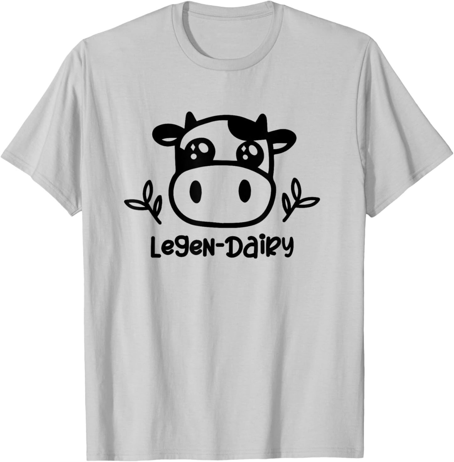 Funny Cow pun Dairy Cow gift Legen...Dairy Legendary T-Shirt - T-Shirt | Ash