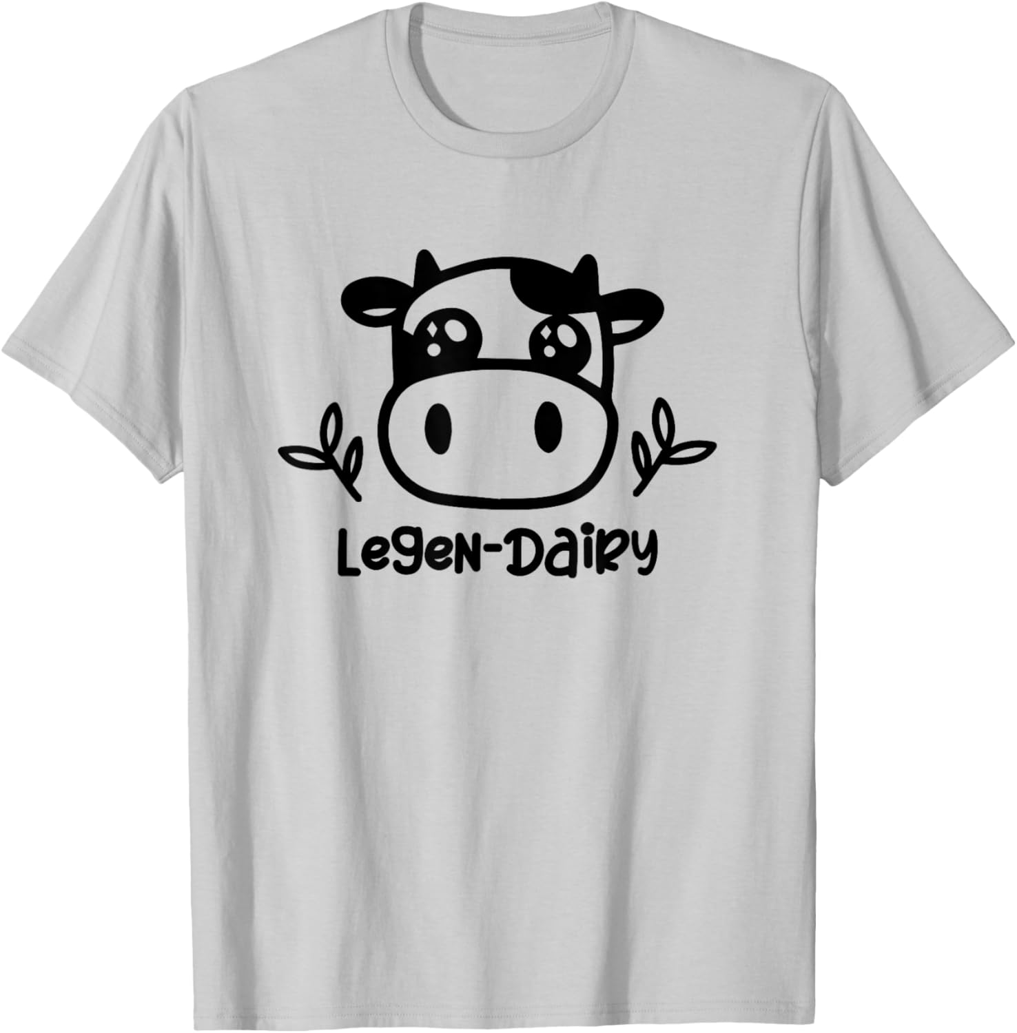 Funny Cow pun Dairy Cow gift Legen...Dairy Legendary T-Shirt - T-Shirt | Ash