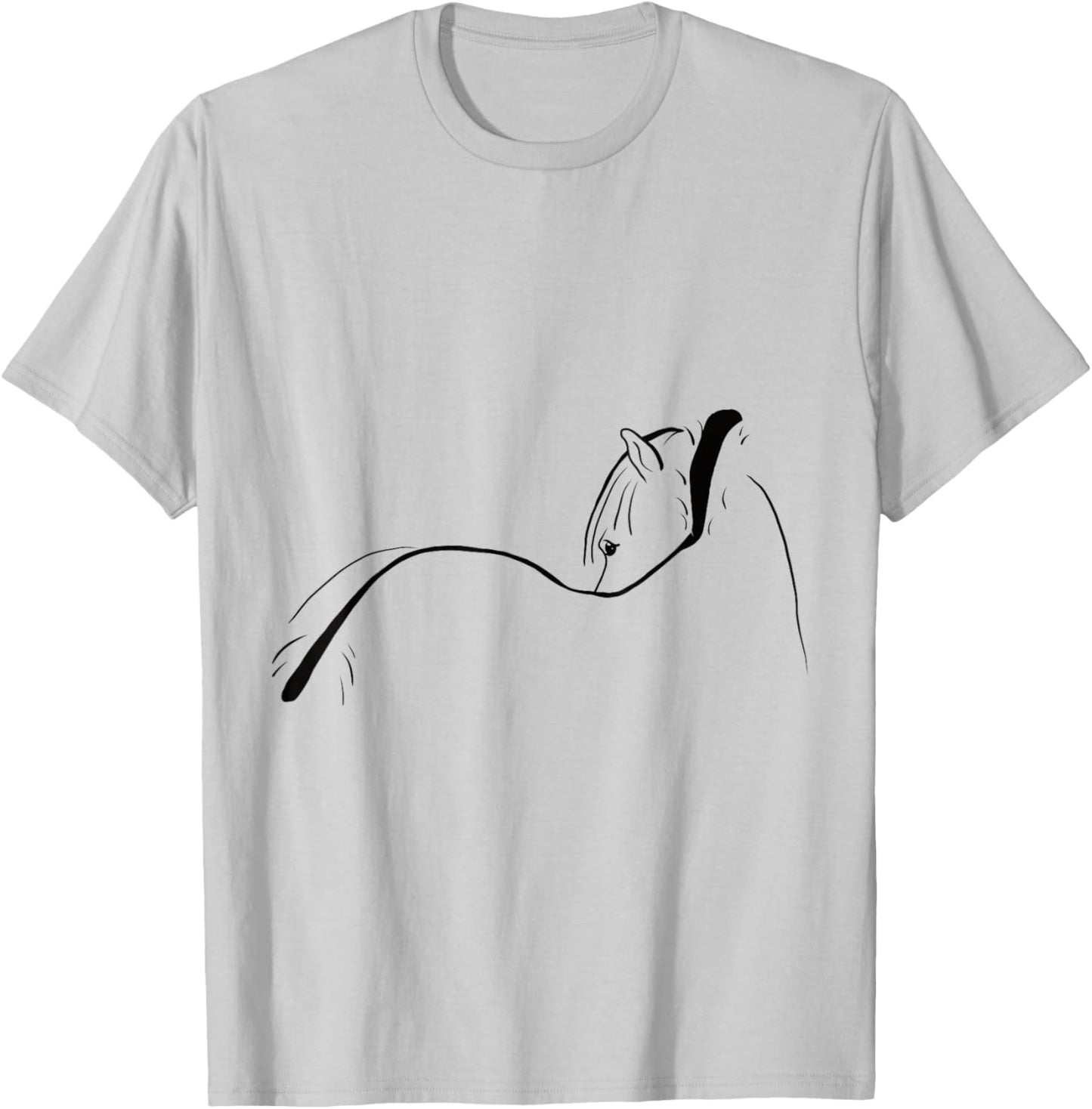 Fjord Horse With Eel Streak T-Shirt - T-Shirt | Ash