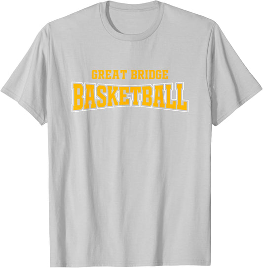 Great Bridge High School Basketball Warp HS T-Shirt - T-Shirt | Ash