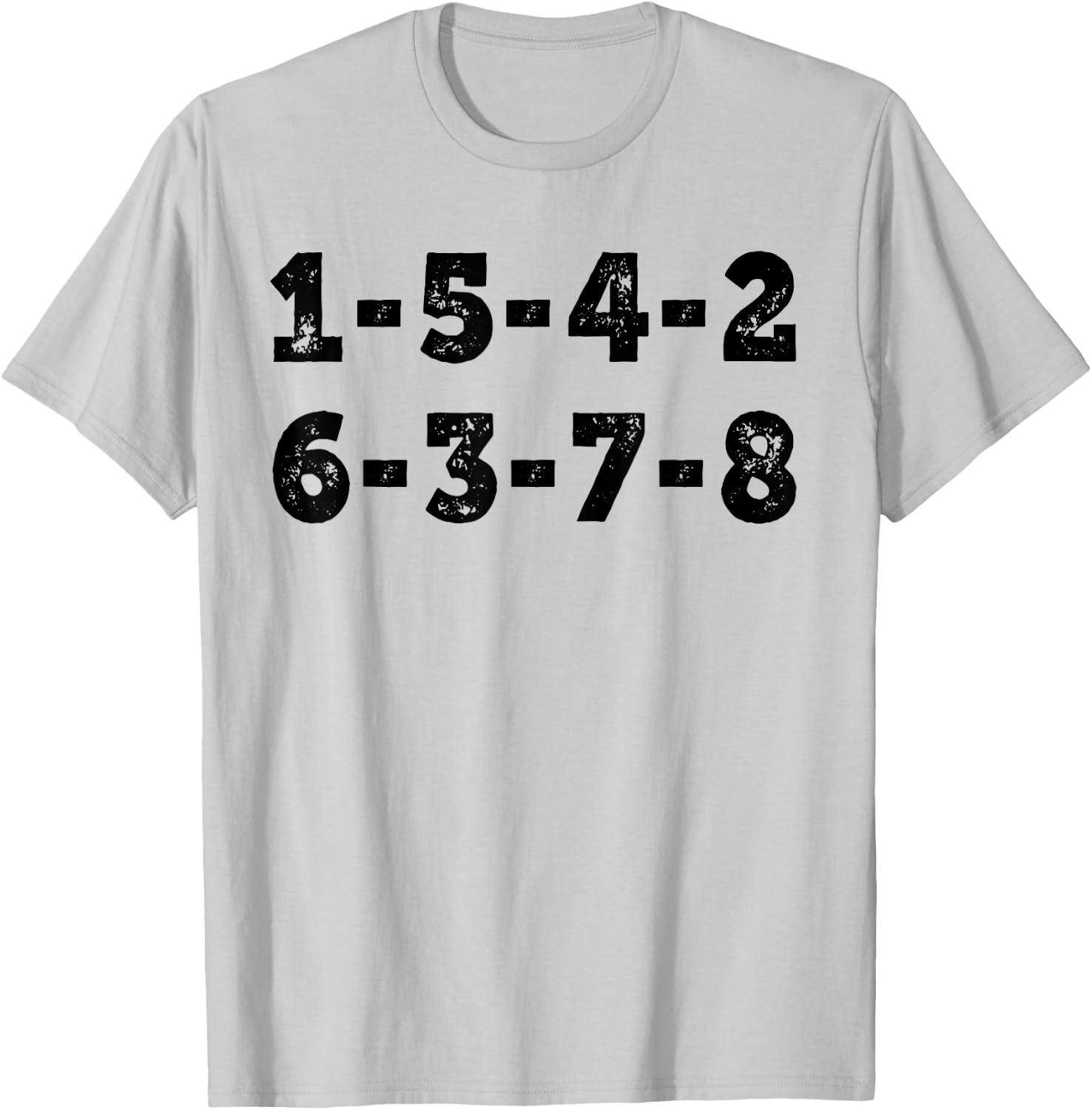 1 5 4 2 6 3 7 8 Engine Strokes diagram T-Shirt - T-Shirt | Ash