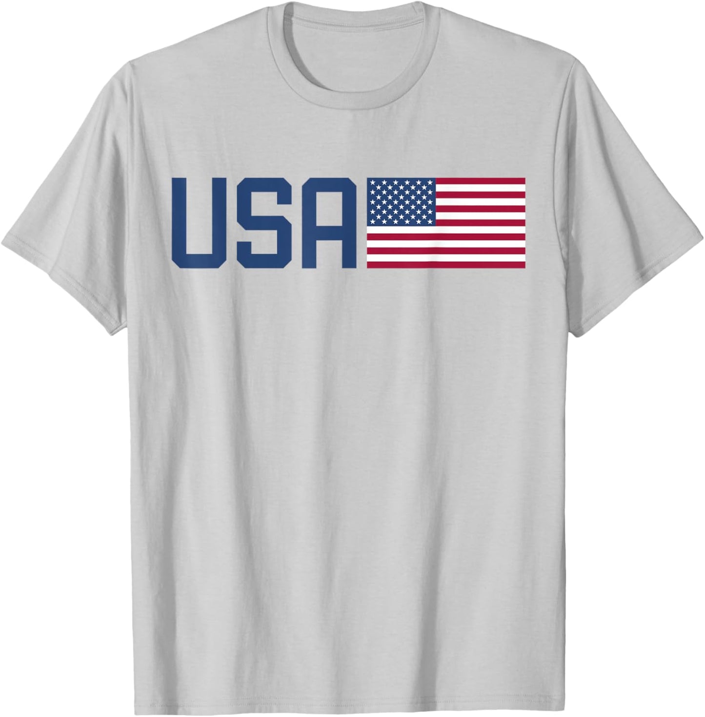 USA Shirt Women Men Kids American Flag 4th of July Patriotic T-Shirt - T-Shirt | Ash