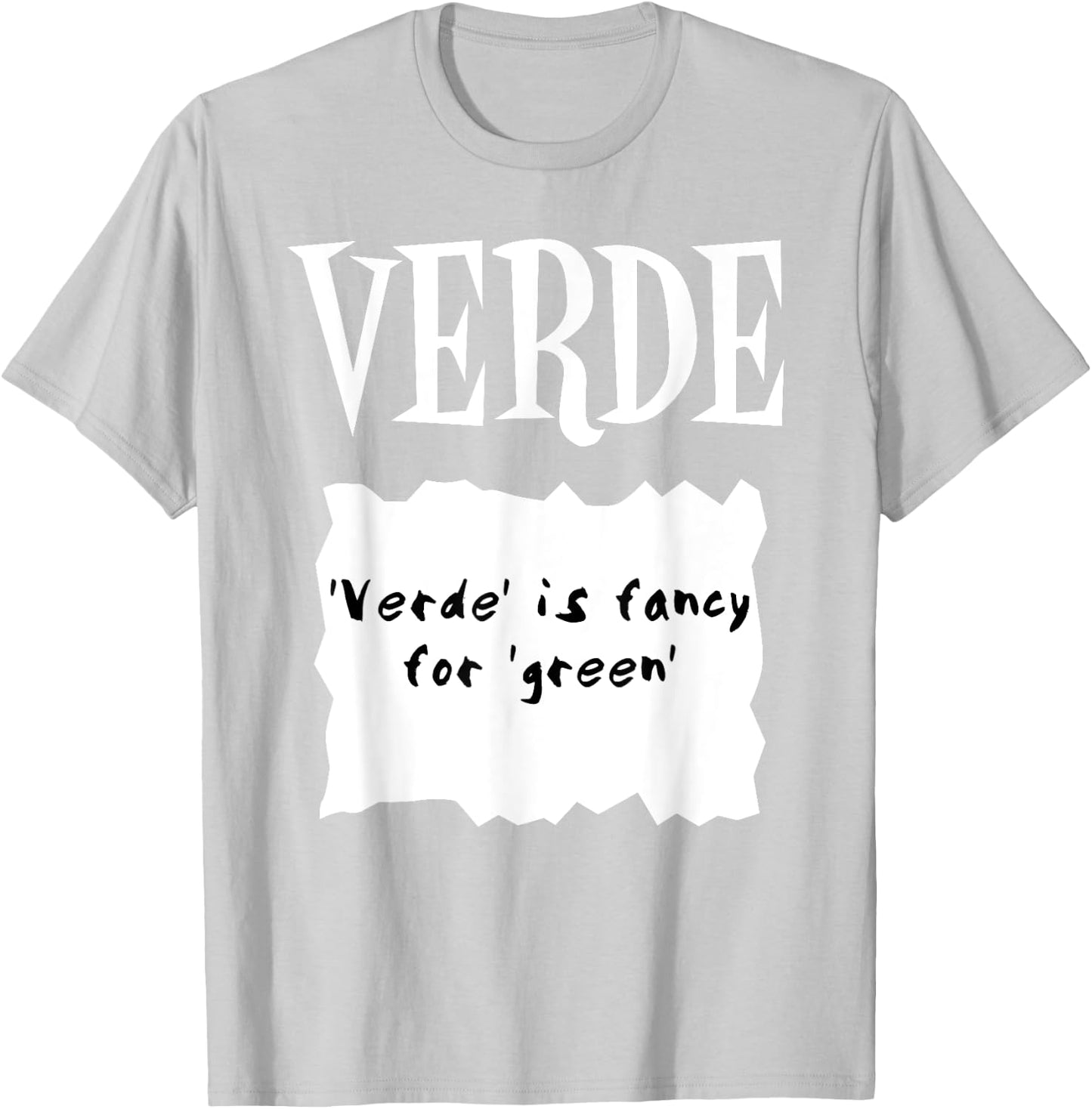 HOT SAUCES Halloween Costumes Green Salsa VERDE SAUCE T-Shirt - T-Shirt | Ash