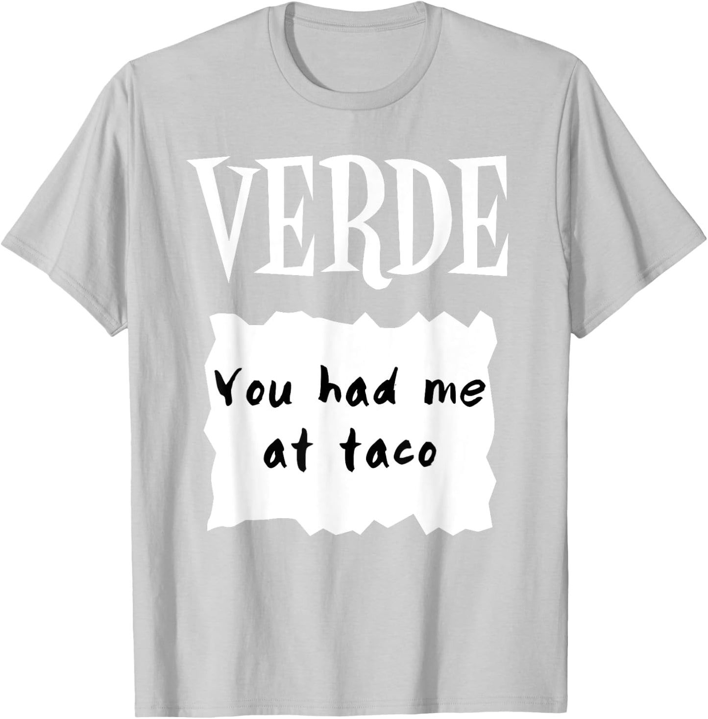 HOT SAUCES Halloween Costumes Green Salsa VERDE SAUCE T-Shirt - T-Shirt | Ash
