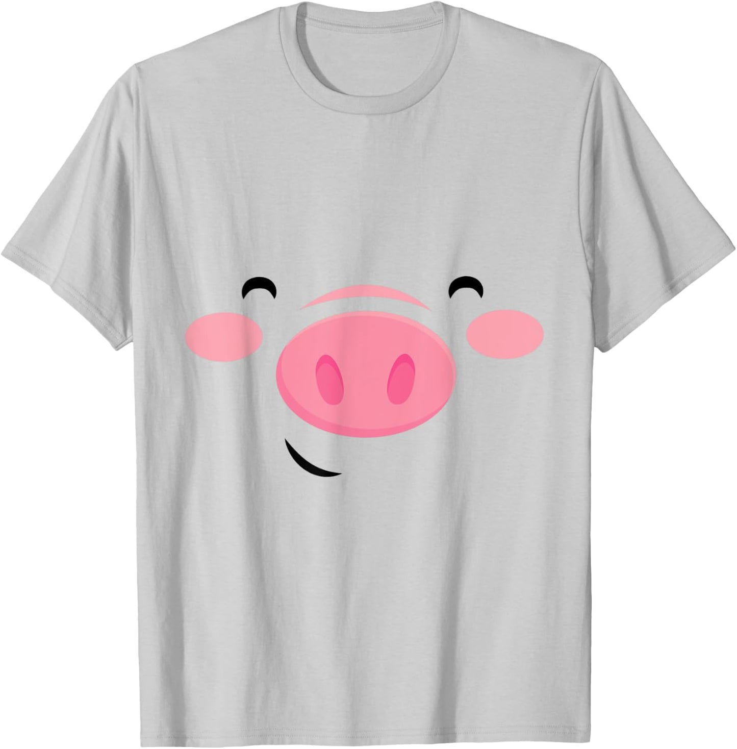 Pigface shirt Pig Face shirt Pig Face Costume Halloween T-Shirt - T-Shirt | Ash