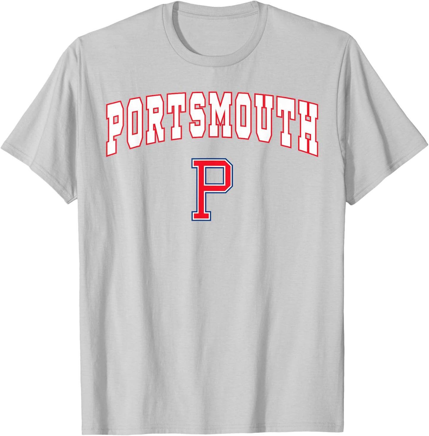 Portsmouth High School Patriots C2 T-Shirt - T-Shirt | Ash