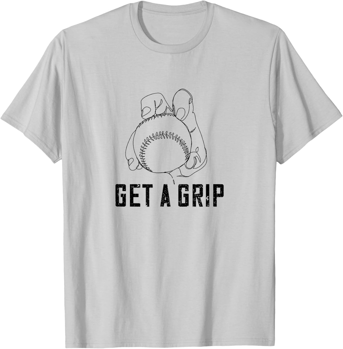 Funny Baseball Pitcher Knuckleball Pitching T-Shirt - T-Shirt | Ash