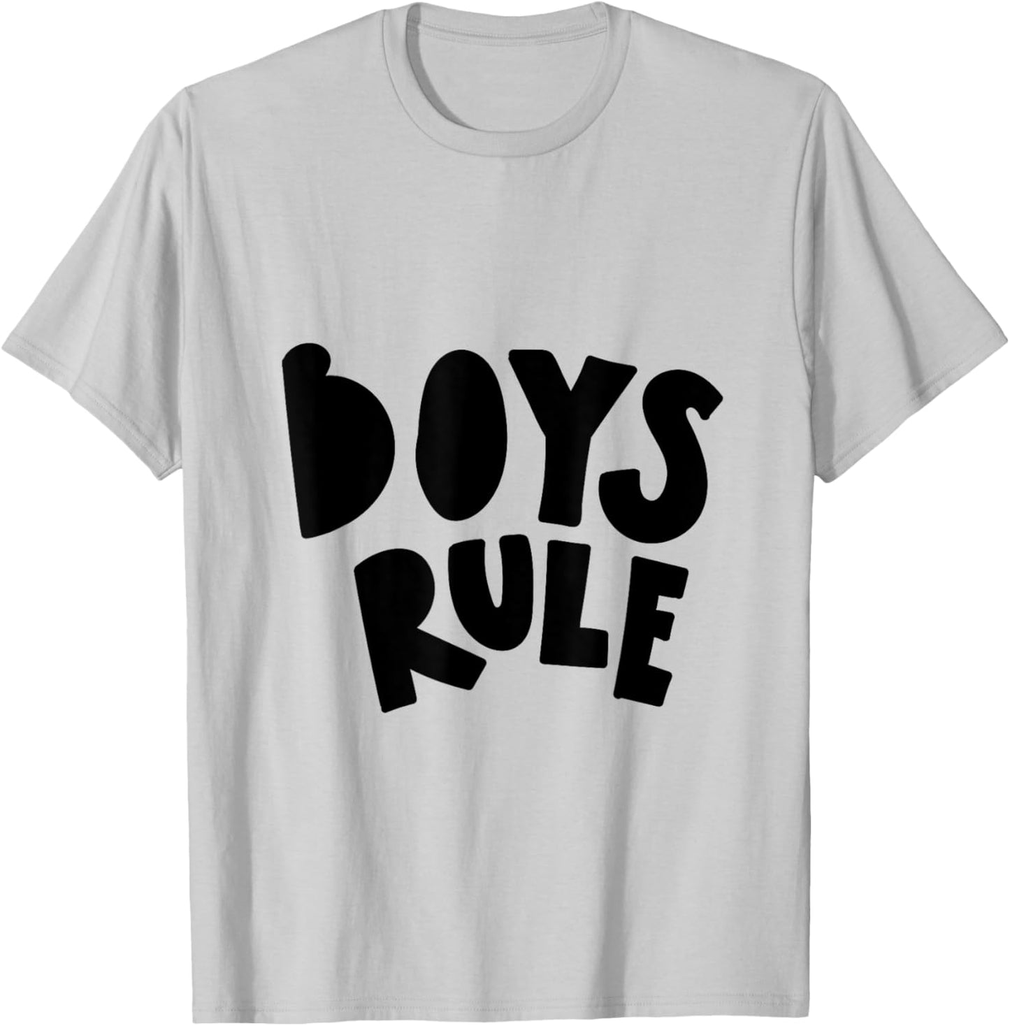 Boys Rule T-Shirt - T-Shirt | Ash