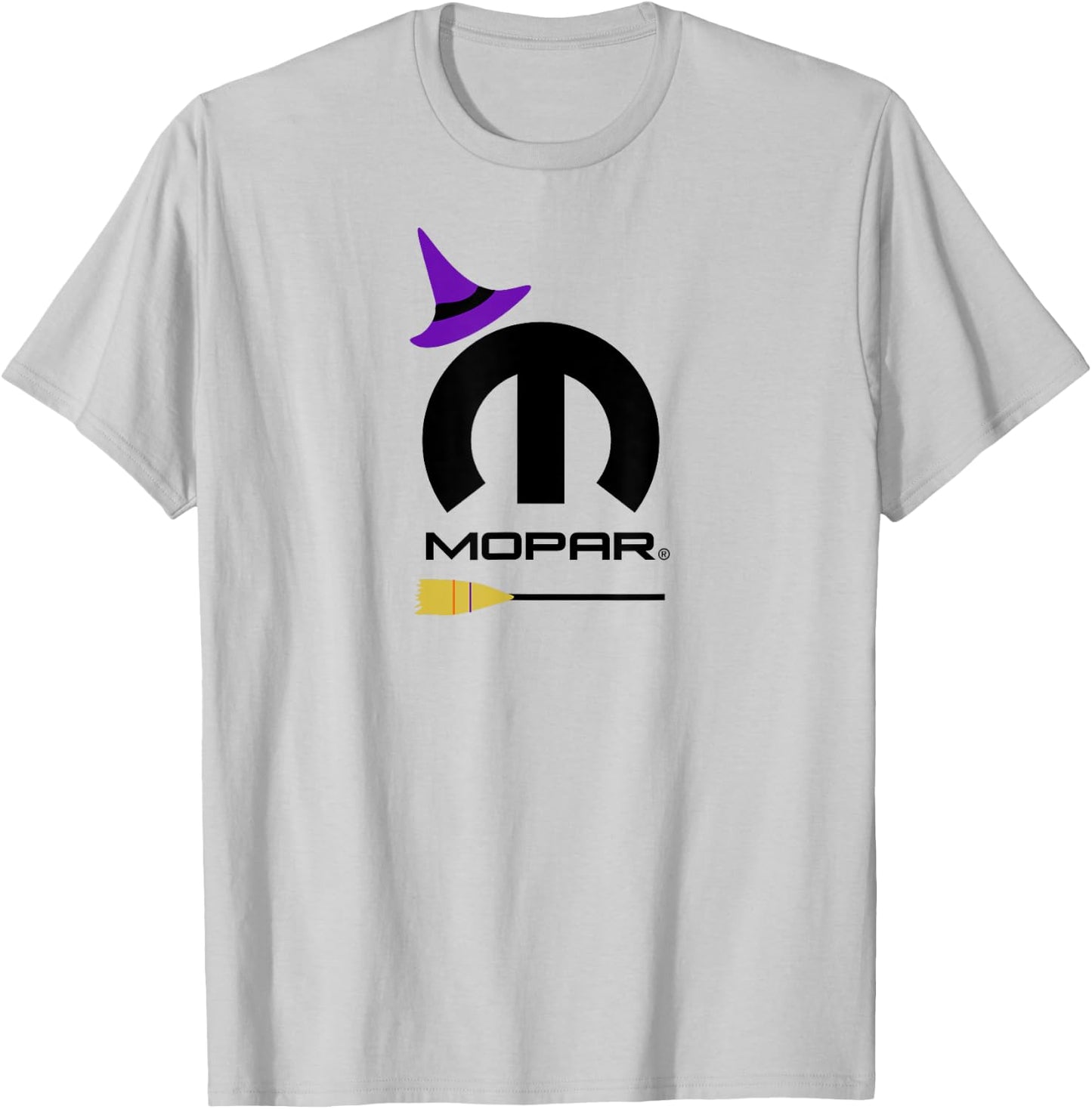 Mopar Witch Logo T-Shirt - T-Shirt | Ash