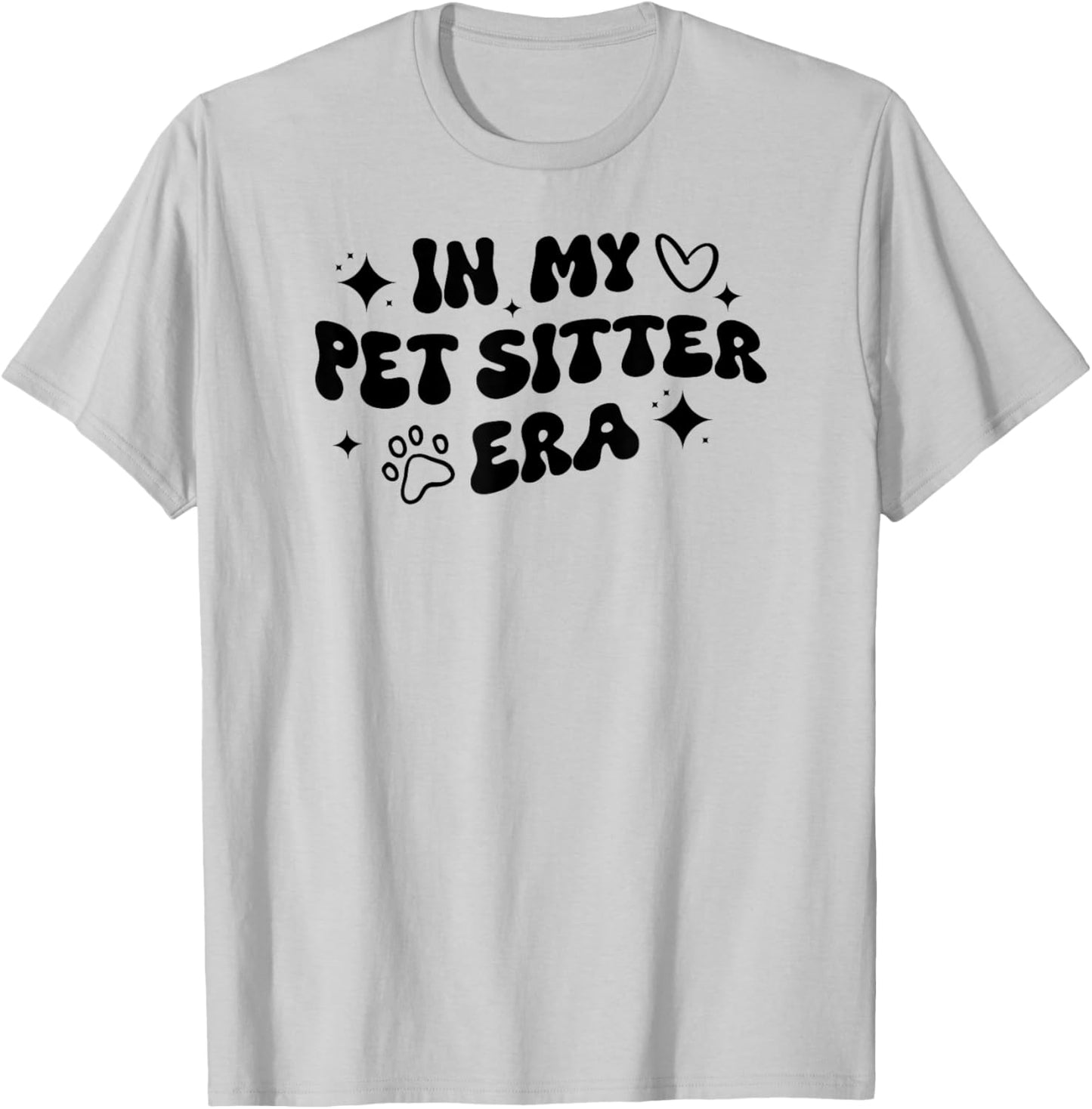 Pet Sitting Era Light T-Shirt - T-Shirt | Ash