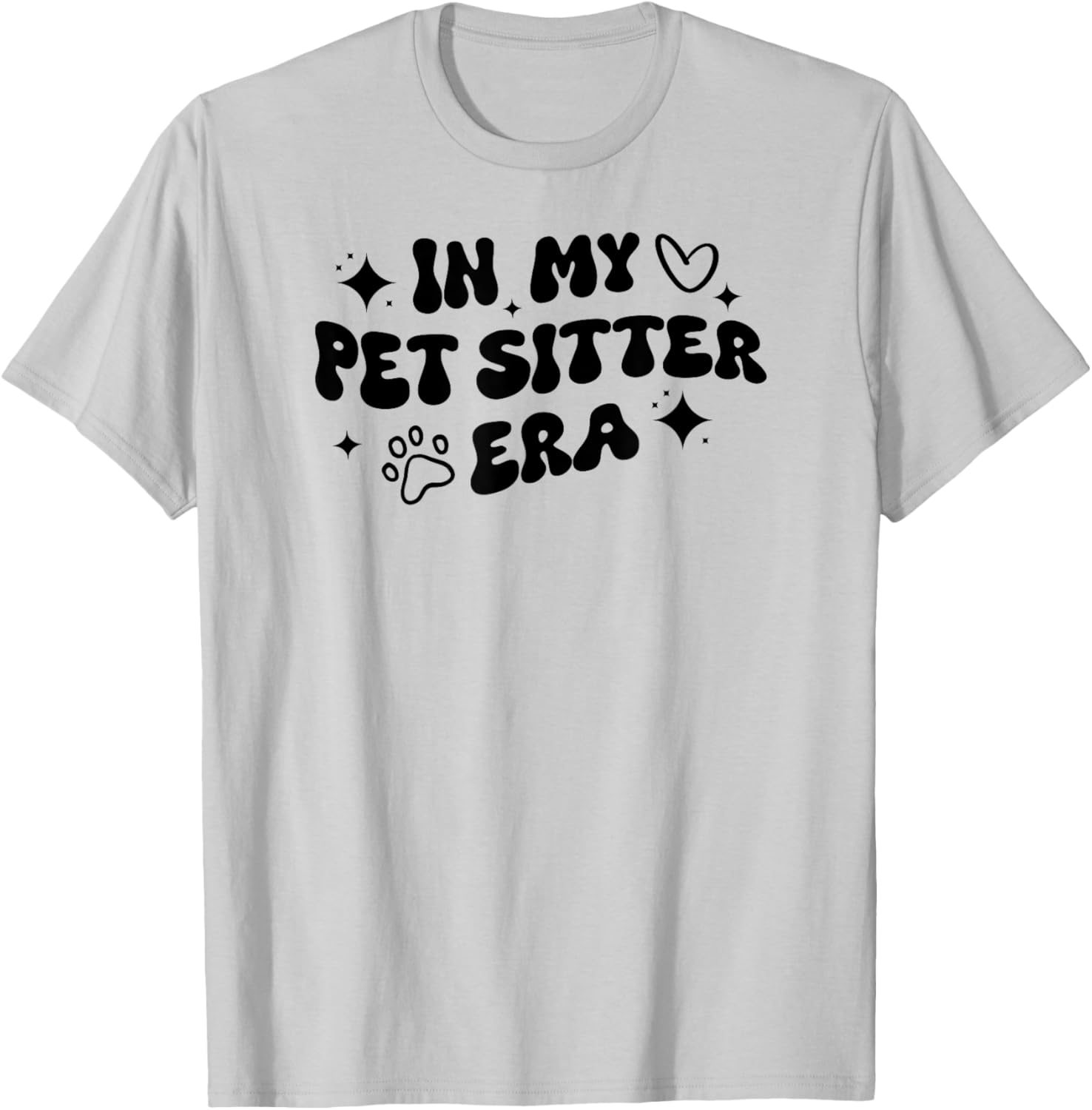 Pet Sitting Era Light T-Shirt - T-Shirt | Ash