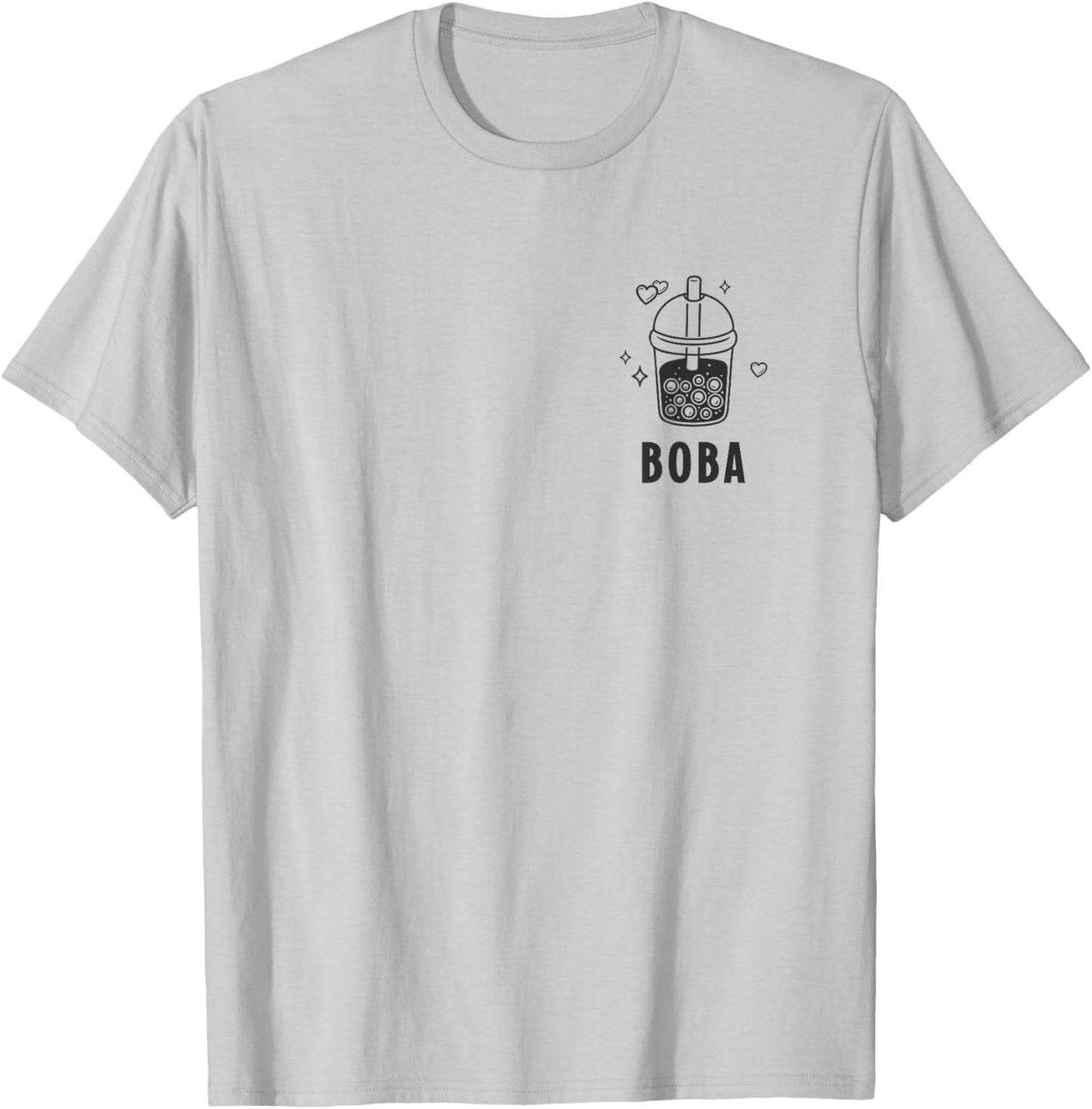 Boba Tea Junkie, Bubble Tea Lover T-Shirt - T-Shirt | Ash