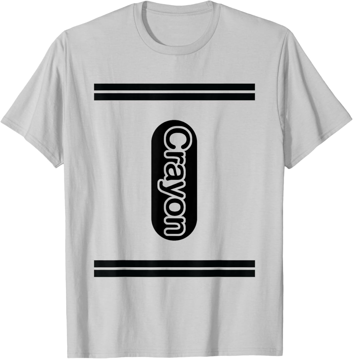 Halloween Crayon Costume Matching Group T-Shirt - T-Shirt | Ash