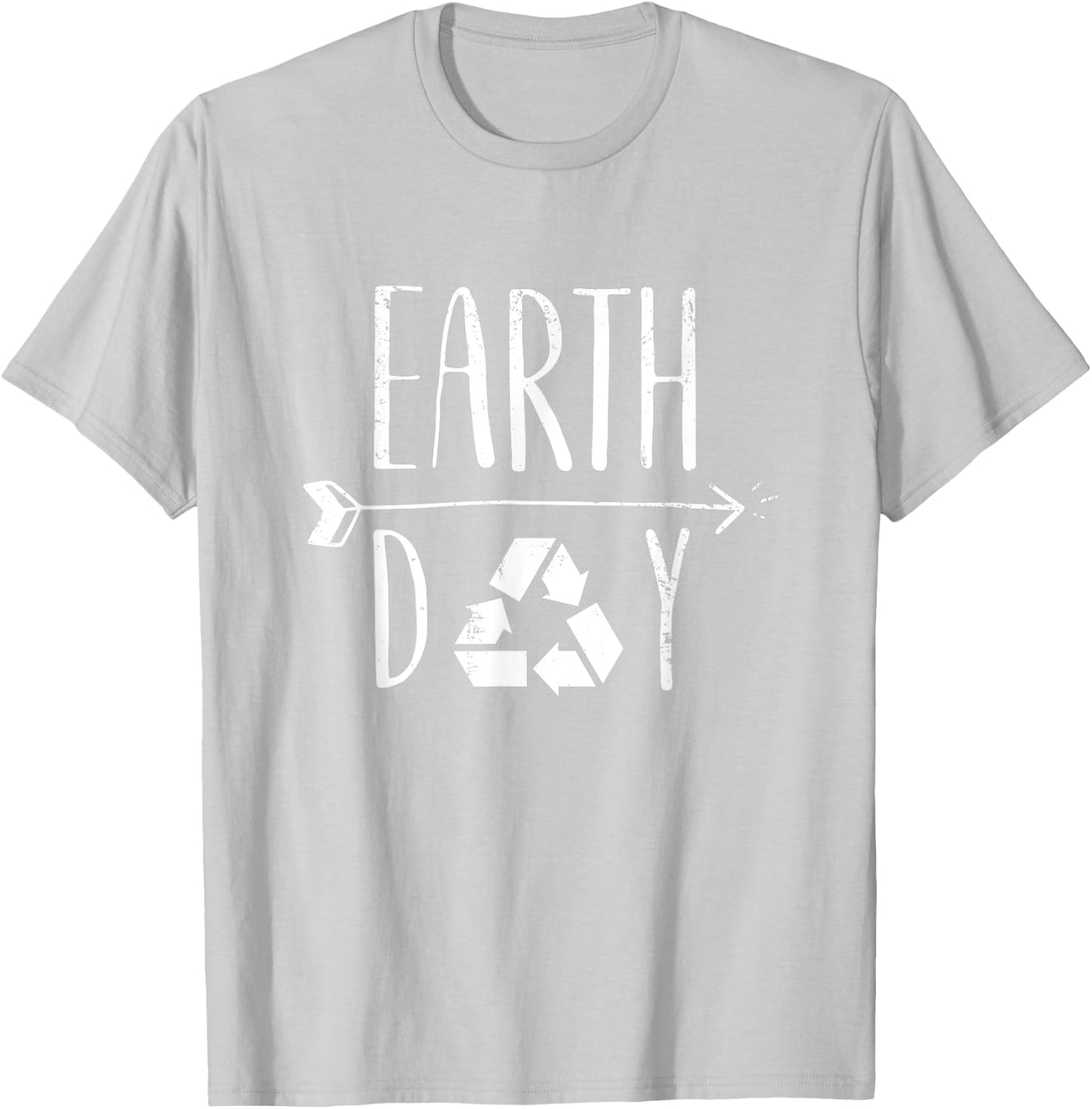 Earth Day 51th Anniversary Cute Vintage Recycling T-Shirt - T-Shirt | Ash
