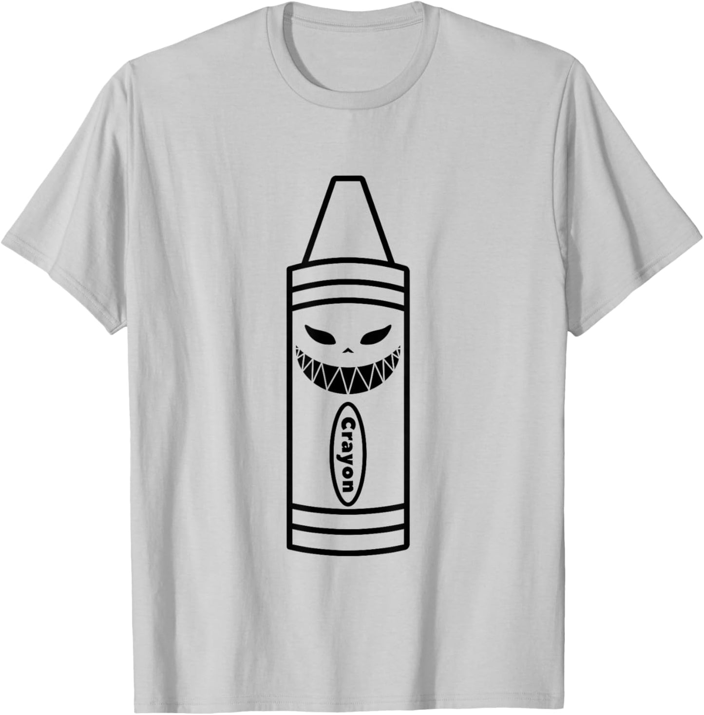Scary Crayon Box Halloween Easy Costume Couples Adults Kids T-Shirt - T-Shirt | Ash