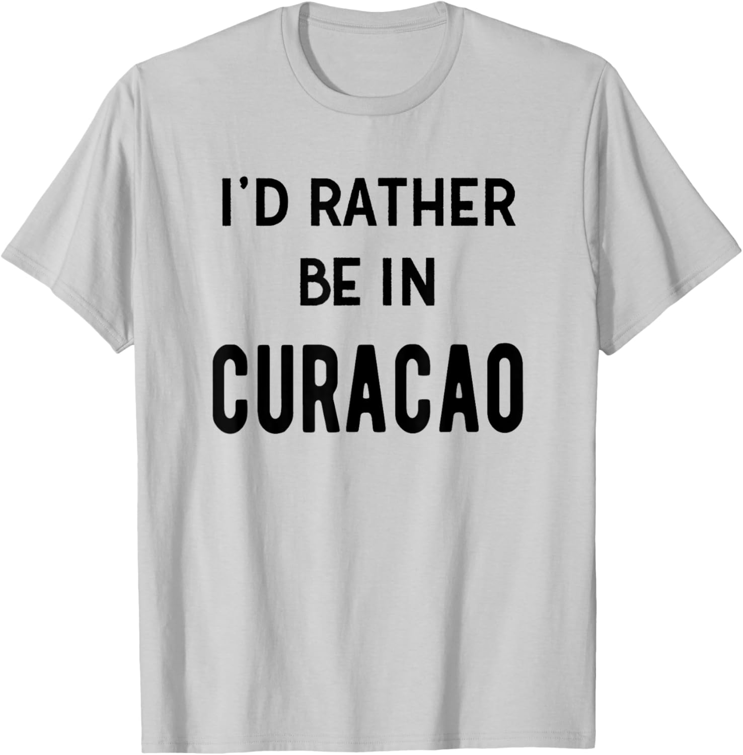 Ich wäre lieber in Curacao Lustiges Souvenir T-Shirt - T-Shirt | Ash