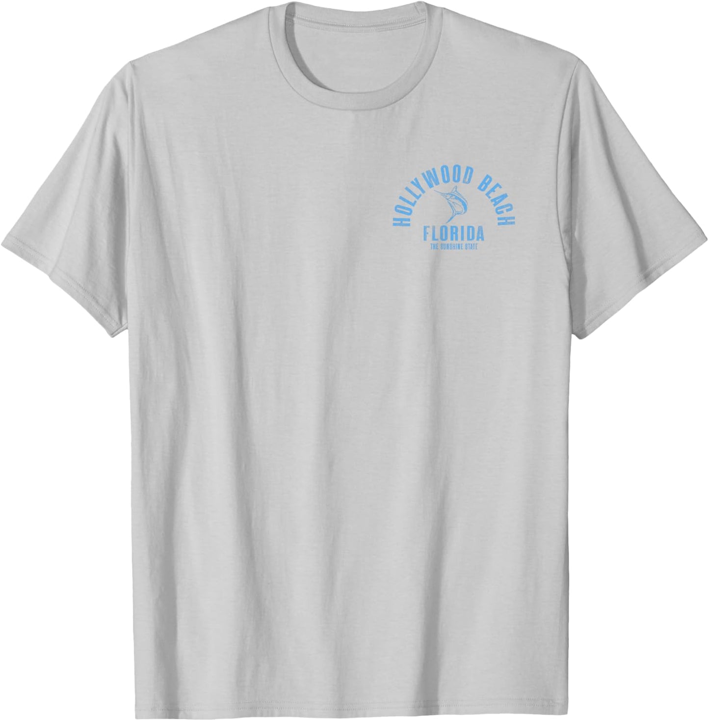 Hollywood Beach Florida FL Retro Vintage Beach Front & Back Women T-Shirt - T-Shirt | Ash