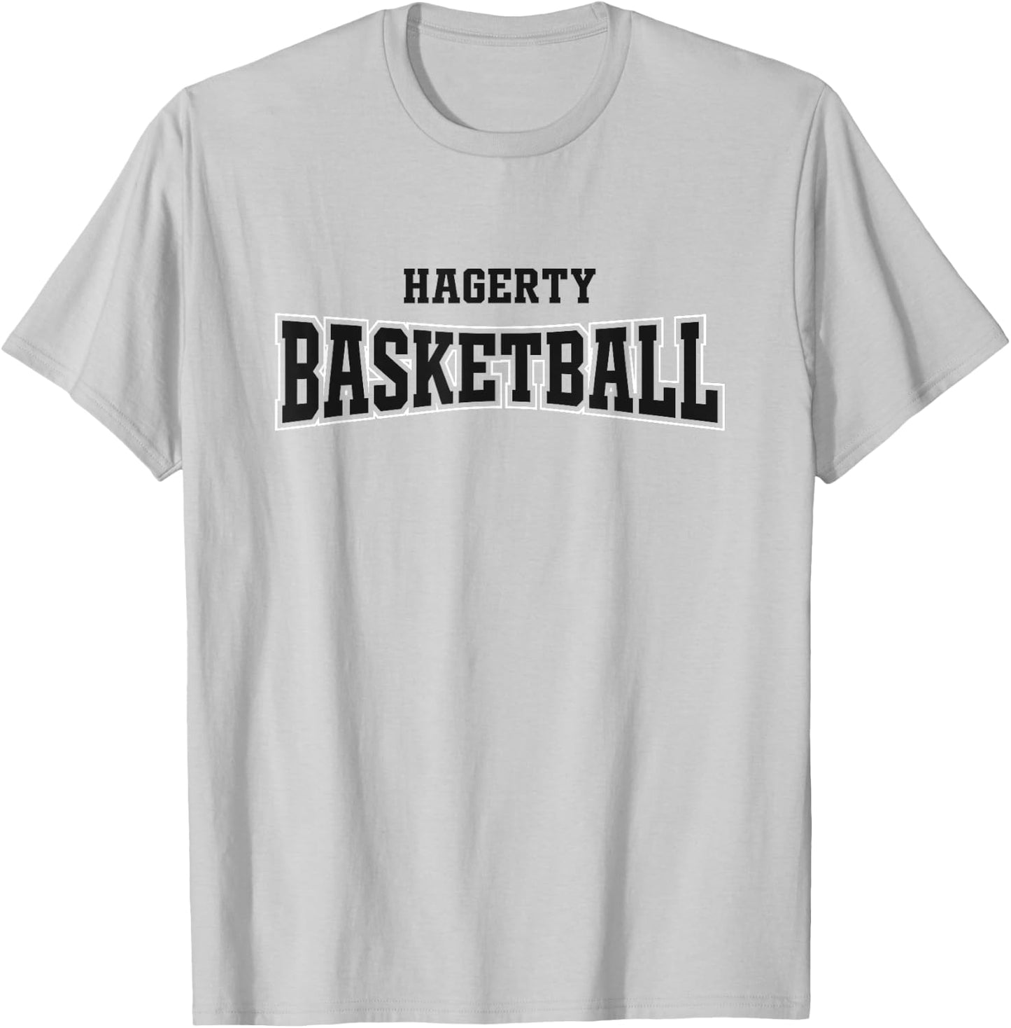 Hagerty High School Basketball Warp HS T-Shirt - T-Shirt | Ash