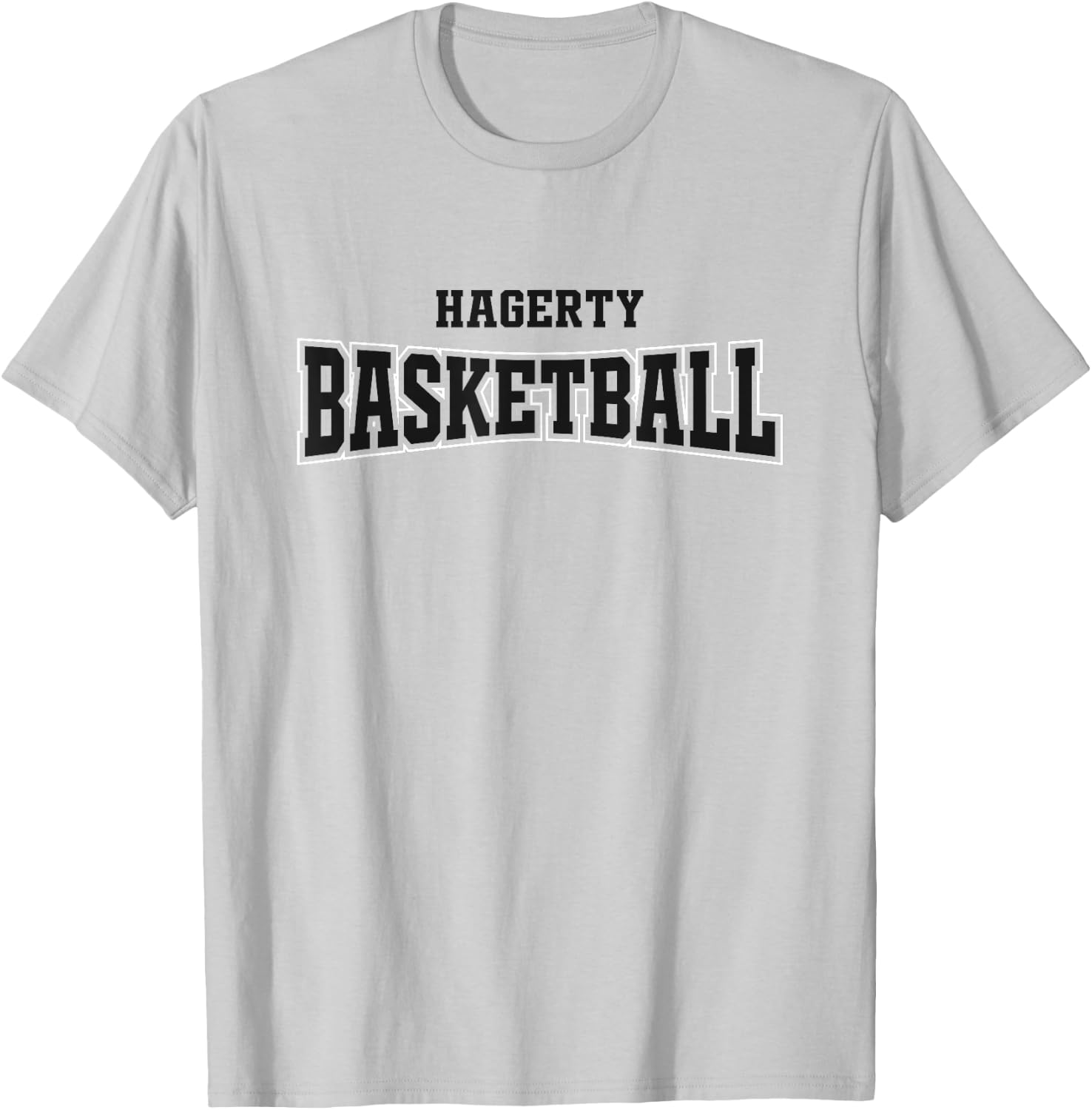 Hagerty High School Basketball Warp HS T-Shirt - T-Shirt | Ash