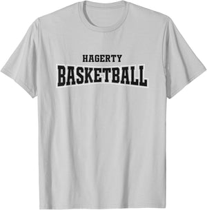 Hagerty High School Basketball Warp HS T-Shirt - T-Shirt | Ash