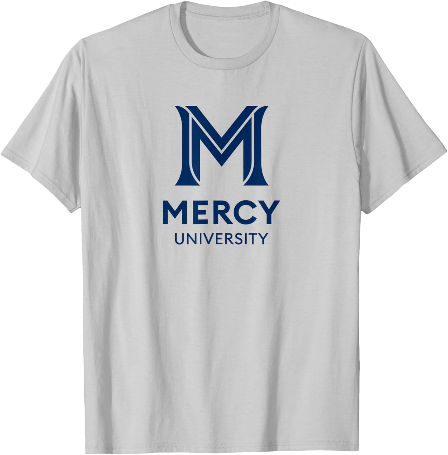 Mercy University Mavericks M Logo T-Shirt - T-Shirt | Ash