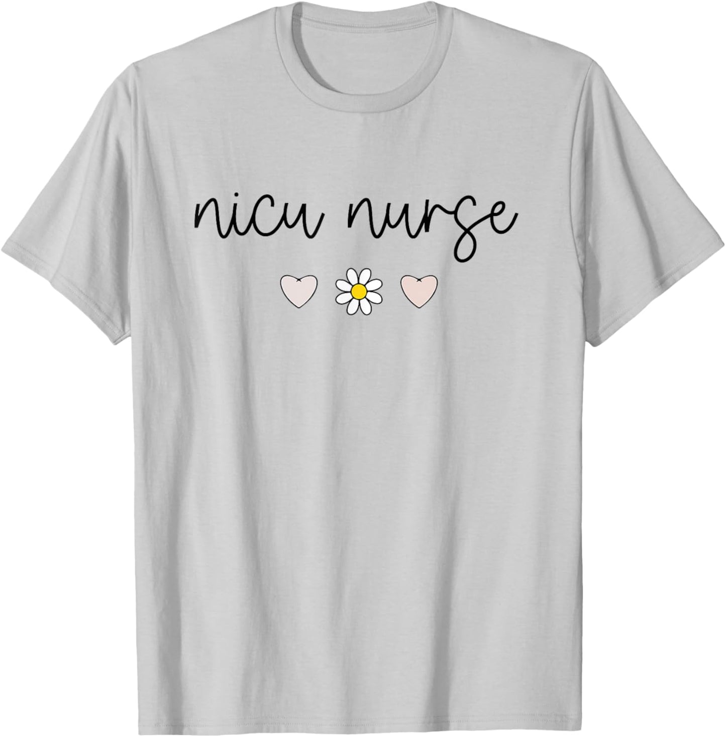 NICU Nurse Neonatal ICU Nurse Infant Care Specialist Newborn T-Shirt - T-Shirt | Ash