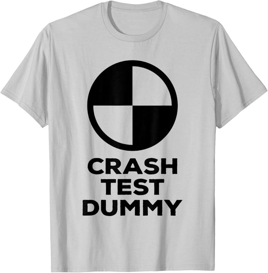 Crash Test Dummy Shirt Adult Kids Crash Test Dummy Costume T-Shirt - T-Shirt | Ash