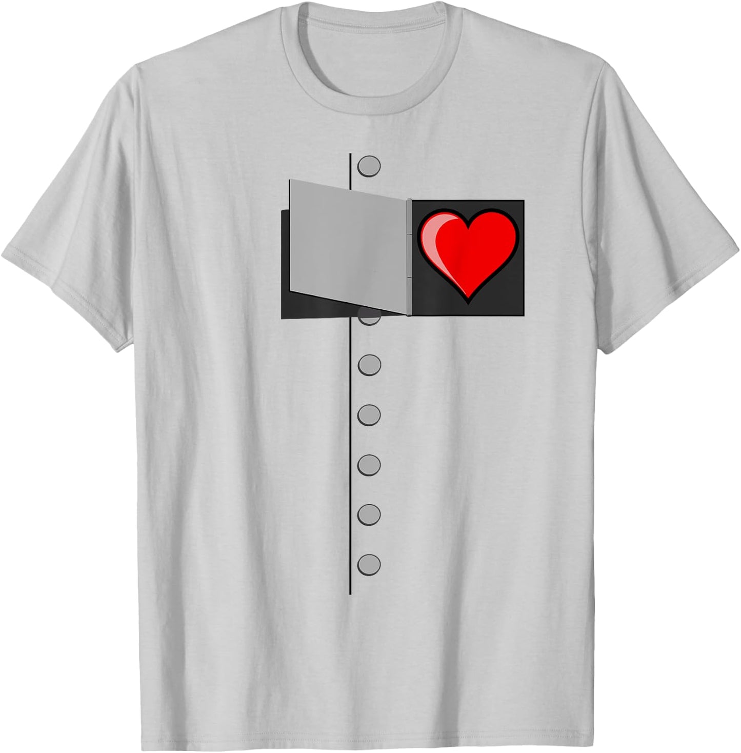 Land of OZ Halloween Wizard of OZ Tin Man Costume Shirt T-Shirt - T-Shirt | Ash