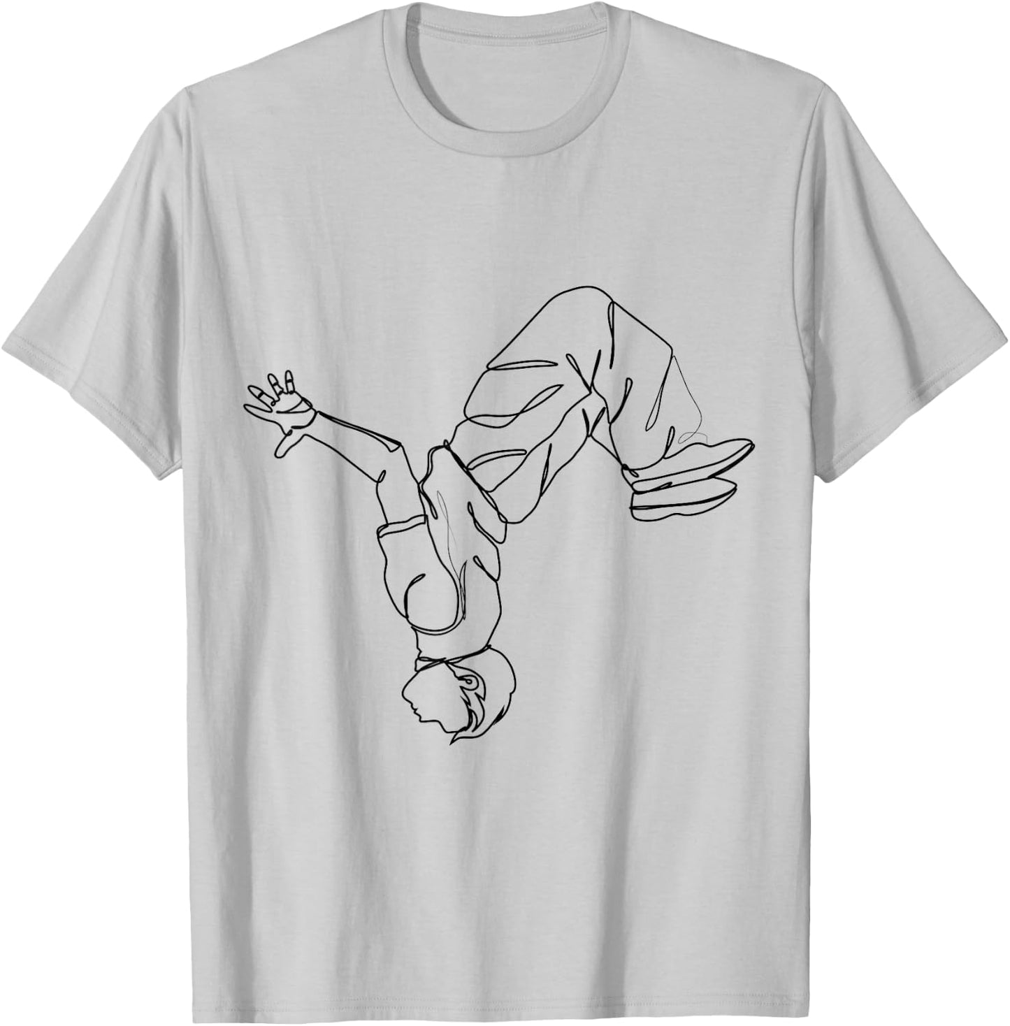Parkour Freerunner Freerunning Traceur Men Boys T-Shirt - T-Shirt | Ash