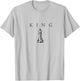King Chess Status Royal Gamer Kings Streetwear T-Shirt - T-Shirt | Ash
