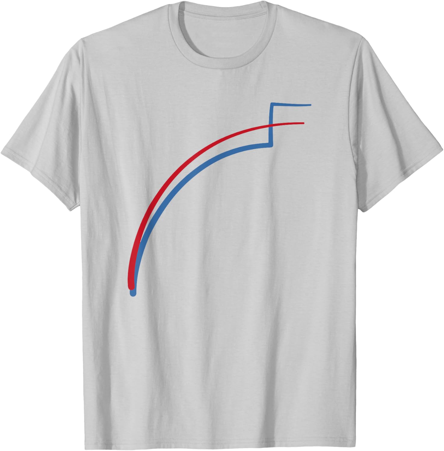 Michigan Wisconsin Trump vs Biden Vote Count Spike T-Shirt - T-Shirt | Ash