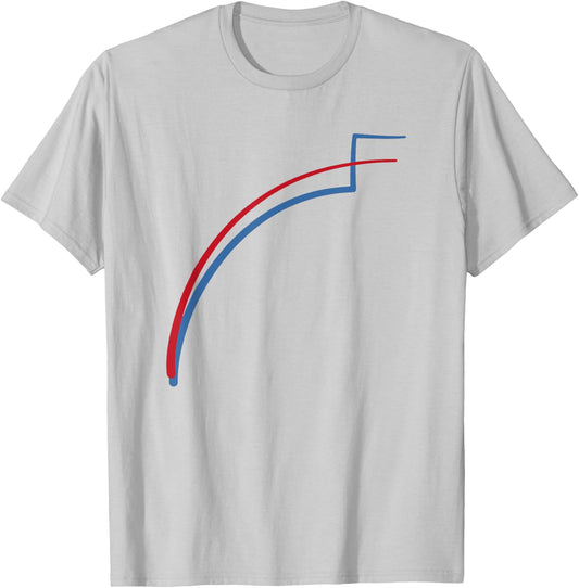 Michigan Wisconsin Trump vs Biden Vote Count Spike T-Shirt - T-Shirt | Ash