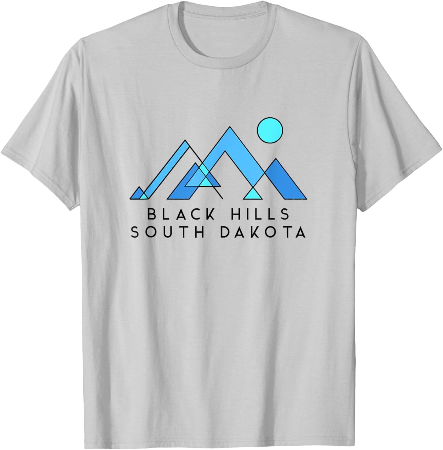 Black Hills South Dakota | Black Hills SD Abstract T-Shirt - T-Shirt | Ash