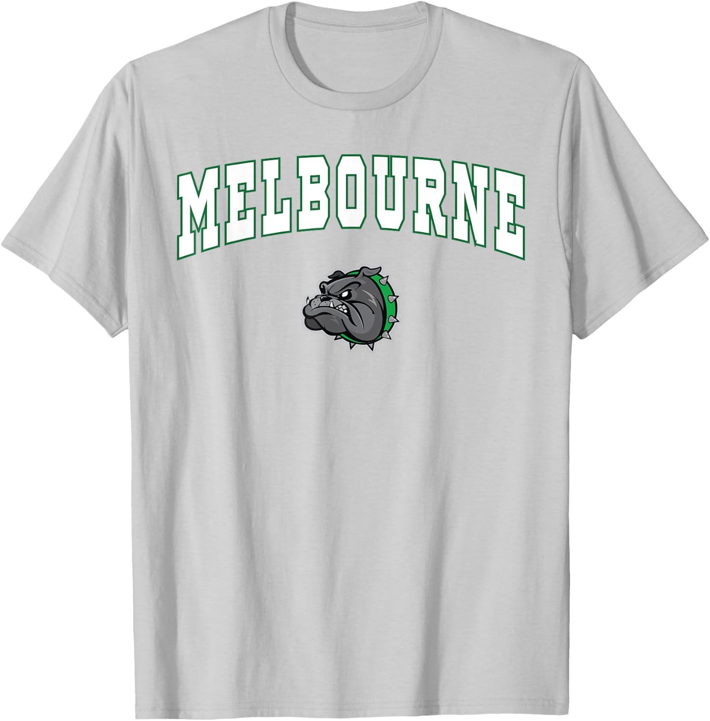 Melbourne High School Bulldogs T-Shirt - T-Shirt | Ash