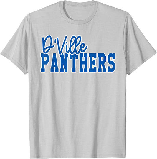 Duncanville High School Panthers T-Shirt - T-Shirt | Ash