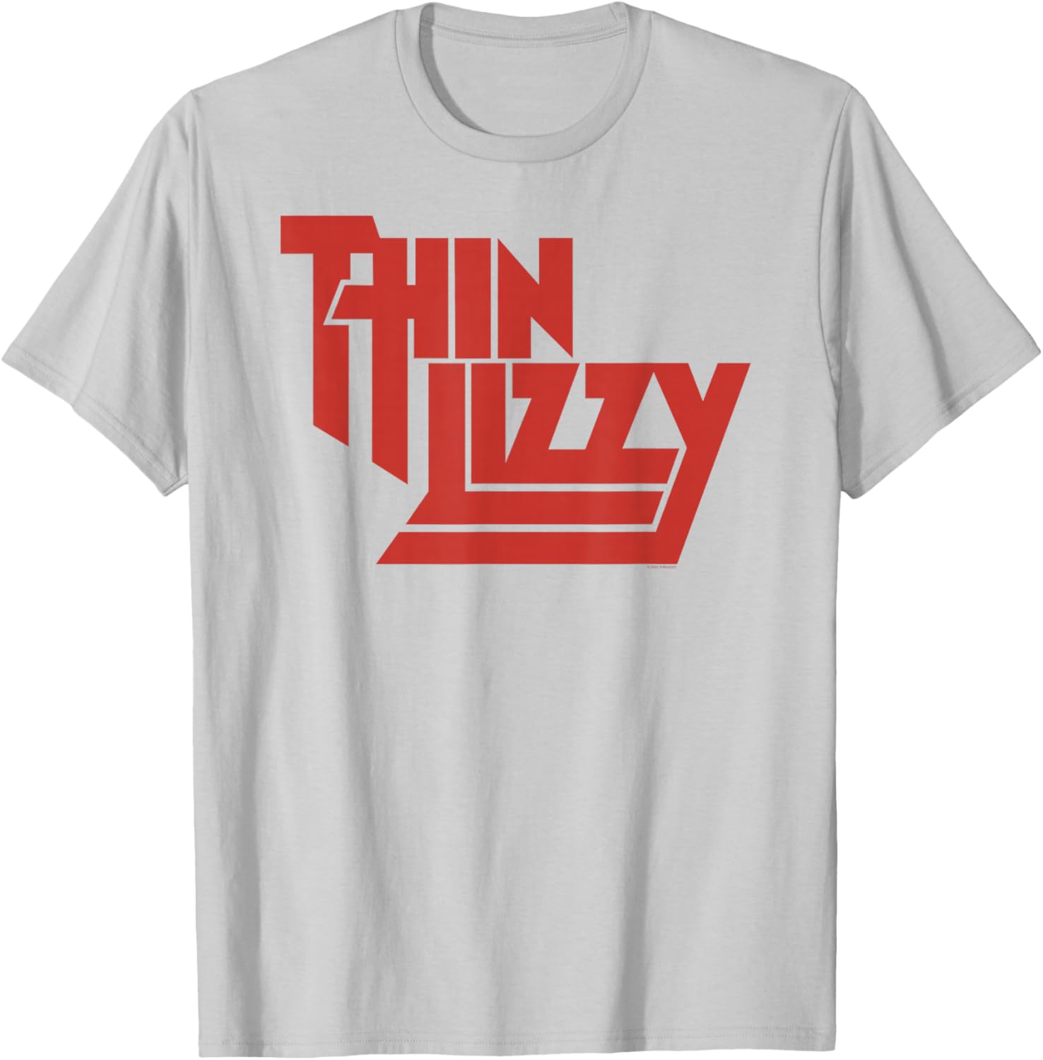 Thin Lizzy – Red Logo On Colors T-Shirt - T-Shirt | Ash